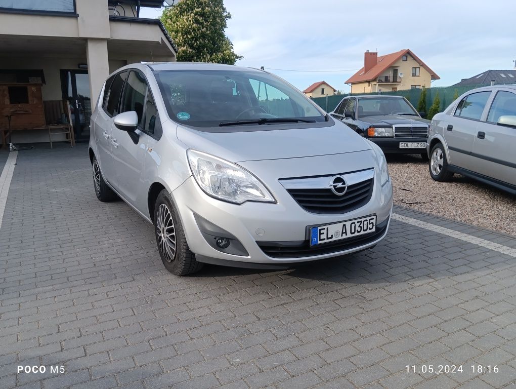 Ładny Opel Meriva B 1.4 benzyna 2011r import Niemcy zamiana