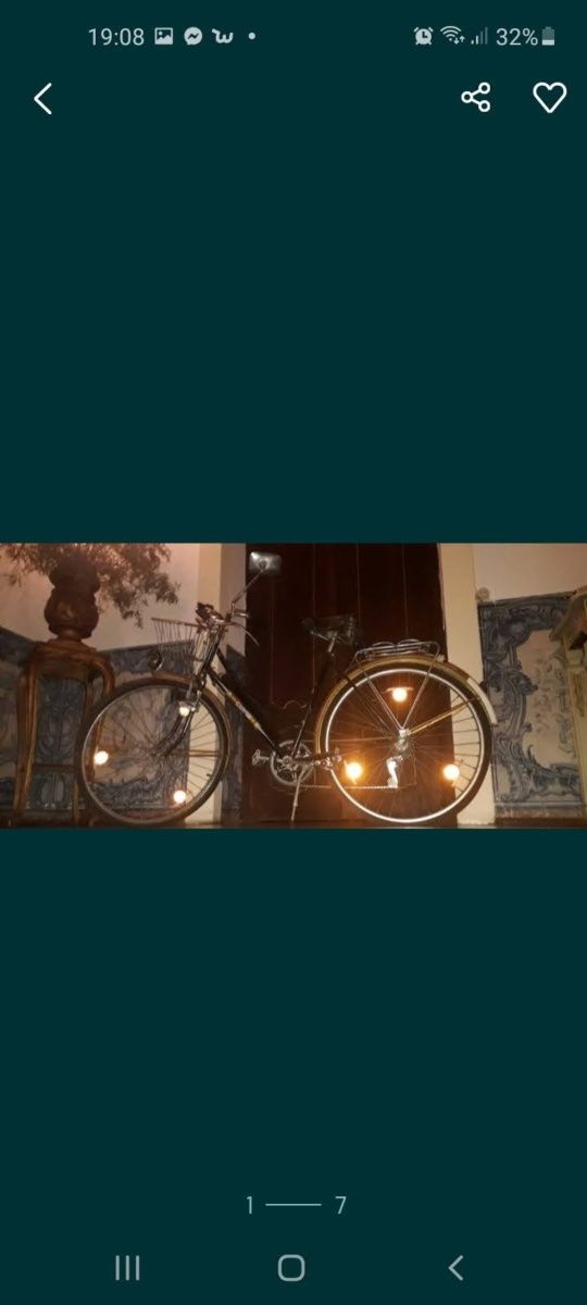 Bicicleta pasteleira  vintage em óptimo estado