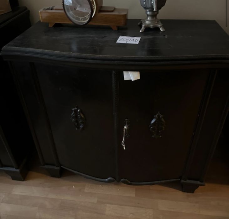 Kredens 2 czesciowy czarny