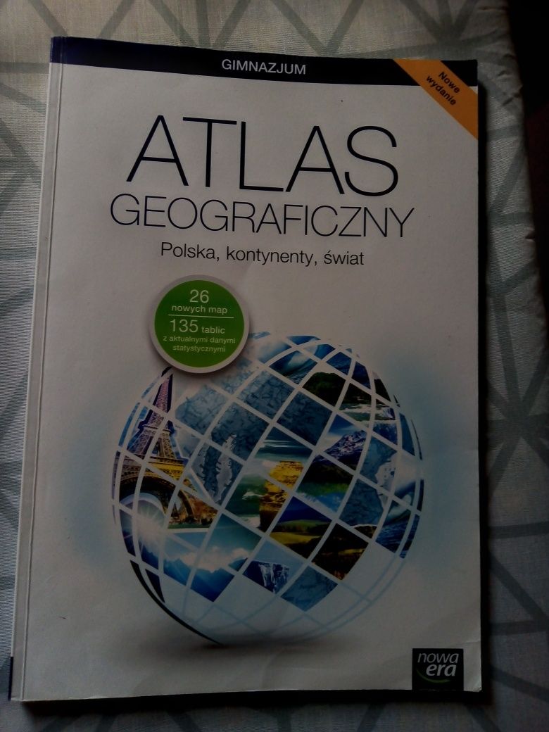 Atlas geograficzny gimnazjum 2016