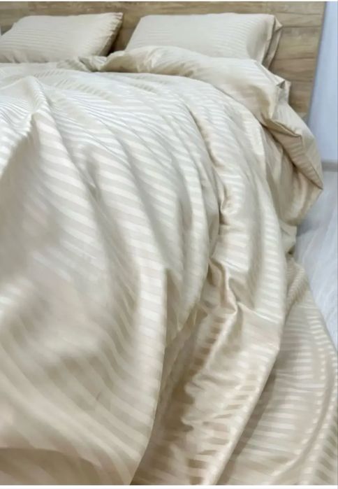 Постіль двоспальна страйп сатин