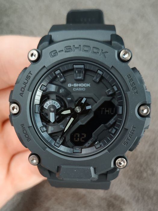 Годинник Casio G-Shock GA-2200BB-1A Оригинал Гарантия Часы мужские