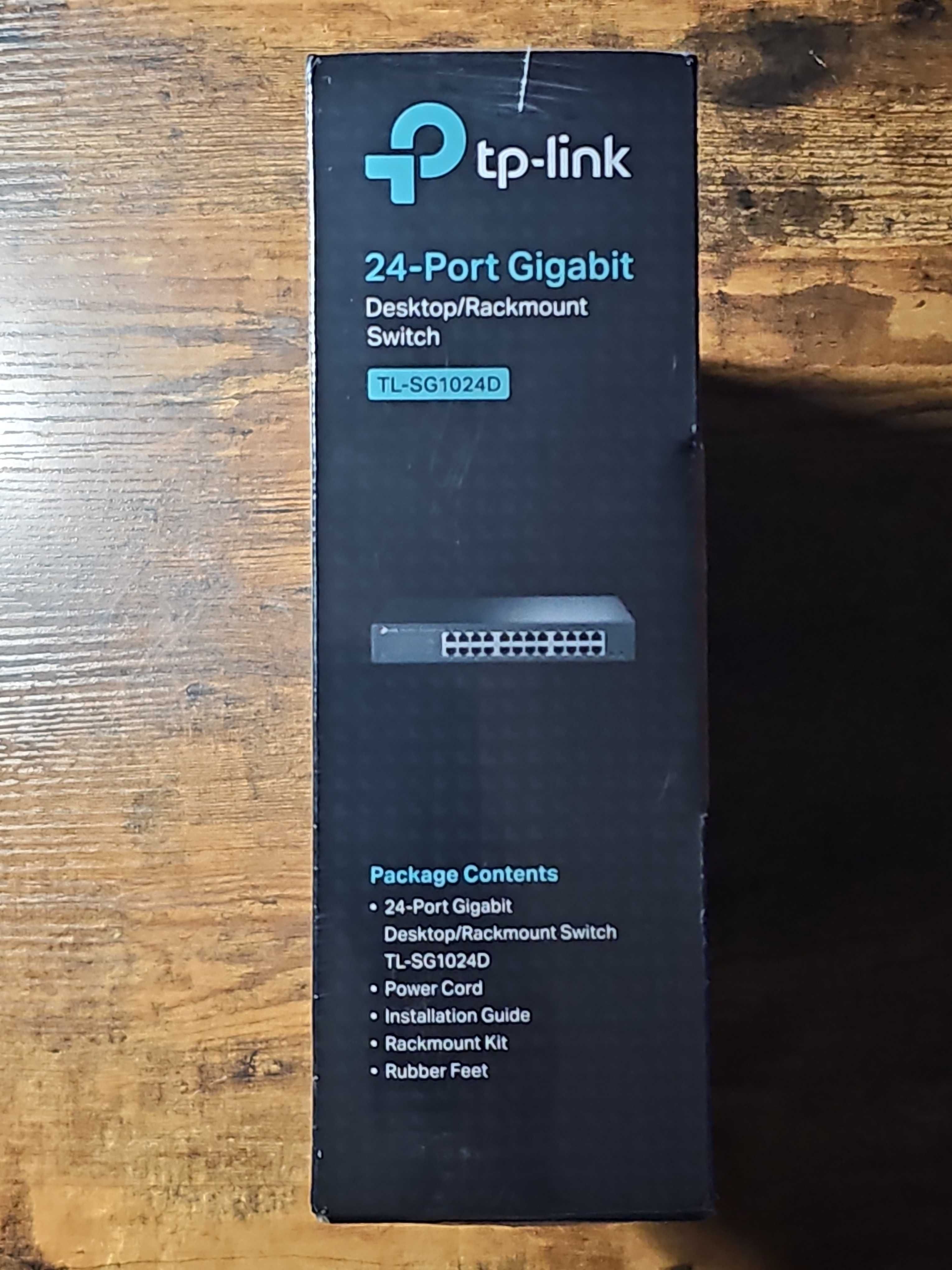 TP-Link 24-Port Gigabit Ethernet Switch, Rack-Mount/Desktop