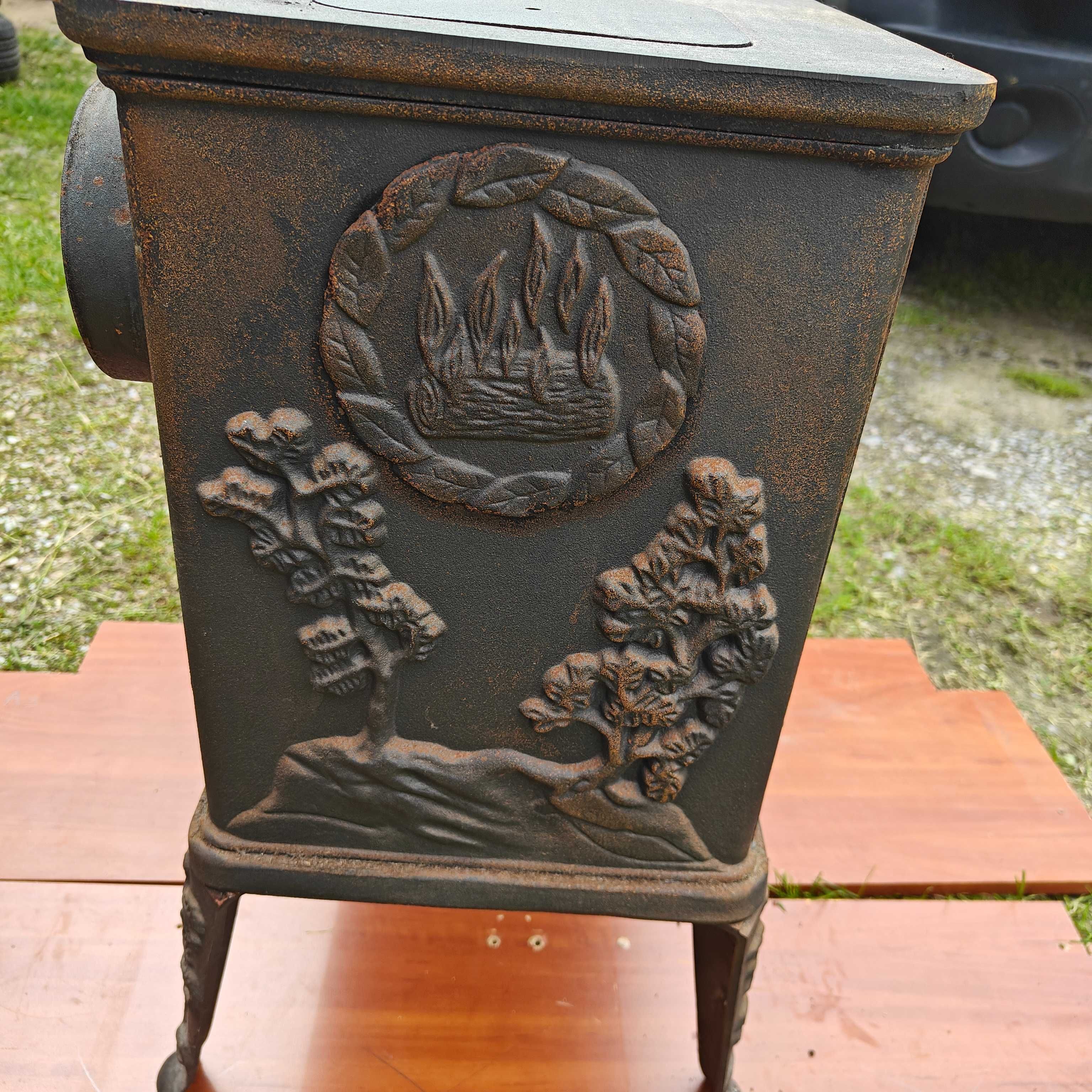 Piekny stylowy kominek DOVRE Jotul żeliwny koza piec komin norweski