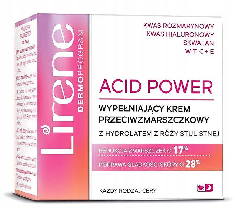 Lirene wypełniający krem przeciwzmarszczkowy 50ml