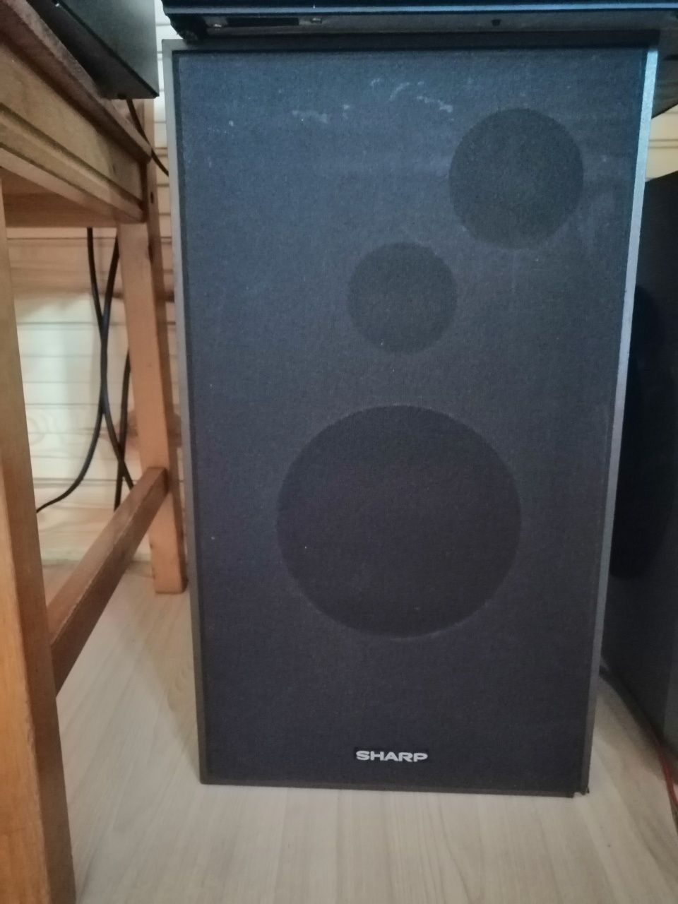 Technics wieża zestaw z kolumnami Sharp