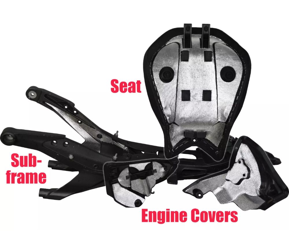 Heat shield kit ducati 1199/1299