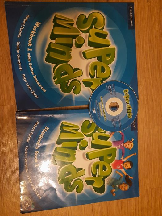 SUPER MINDS 1,workbook, student's book без диску!