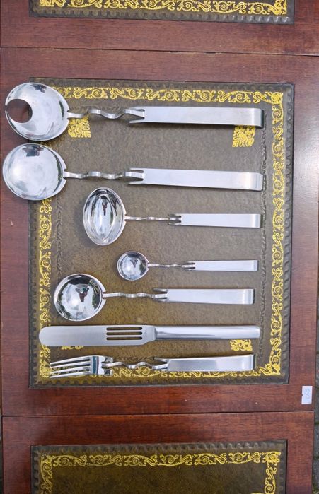 Sztućce Rosenthal Sculptura niespotykane 45 elementów