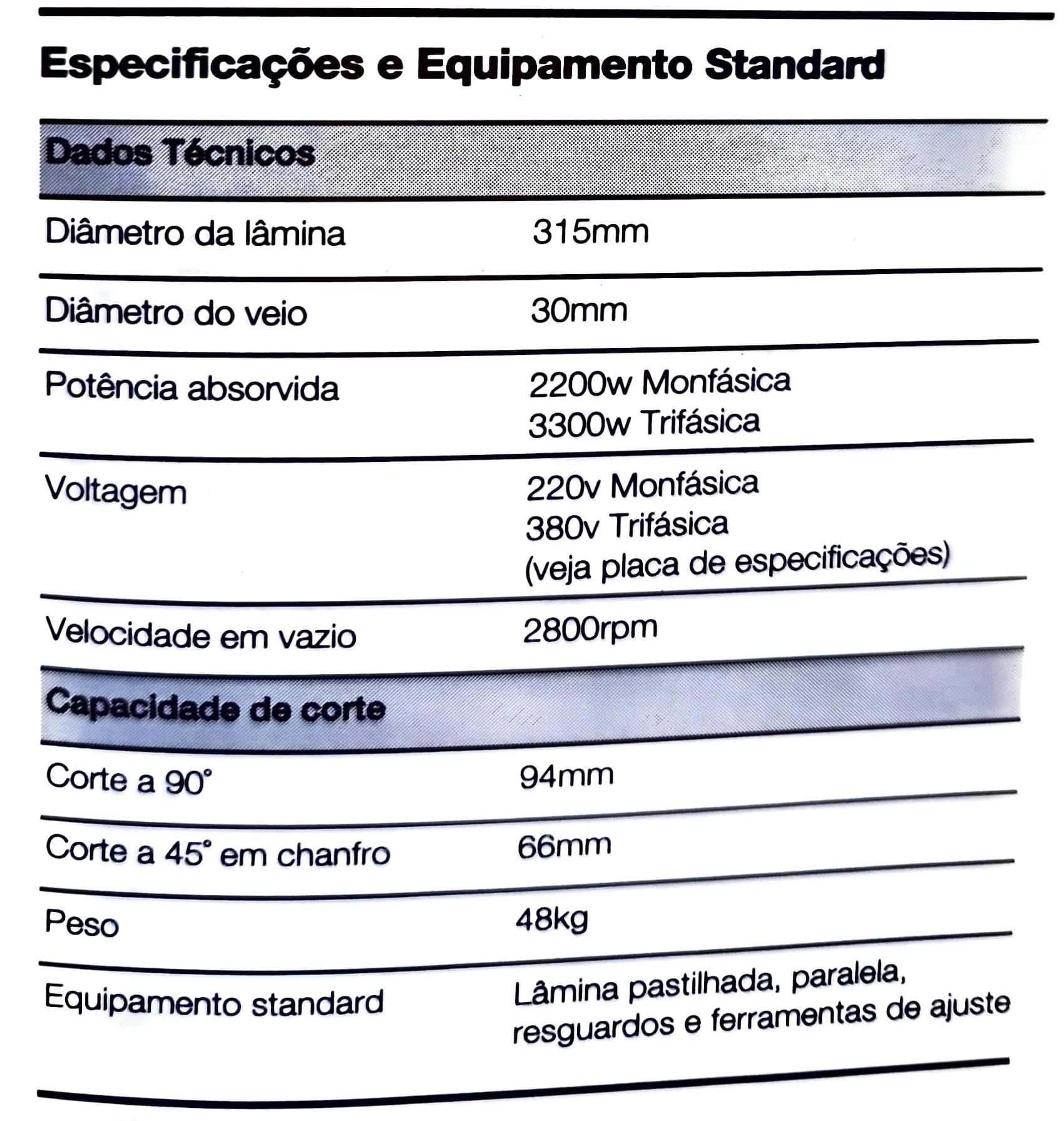 Serra de Mesa DeWALT DW3151