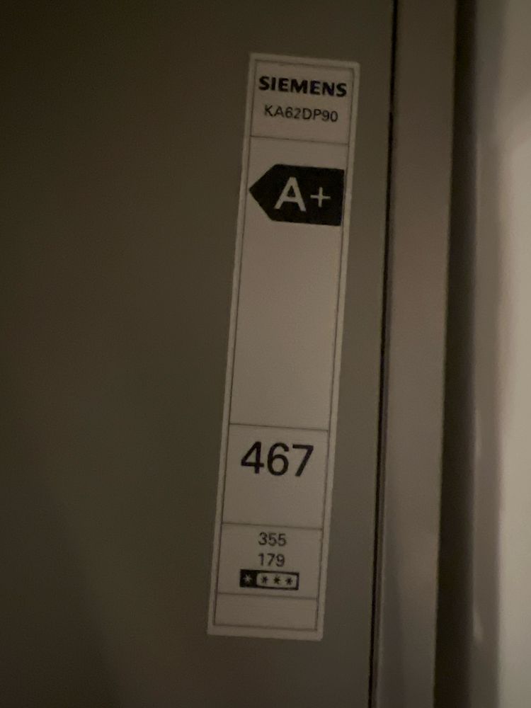 Lodówka side by side Siemens KA62DP90