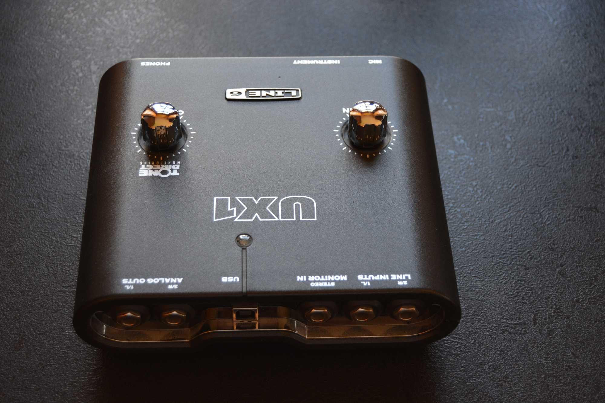 Line 6 UX1 interfejs USB domowe studio wejścia gitara + mikrofon