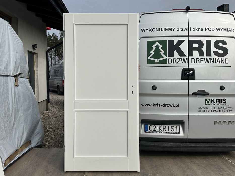 Drzwi wewnętrzne drewniane OD RĘKI Biale 900 OFERT Cała Polska 98x205