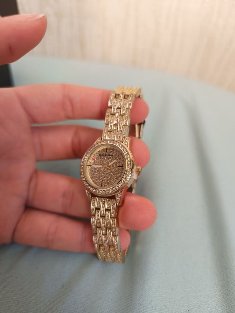 Nowy zegarek juicy couture cyrkonie diamenty złote Glamour jc/1144