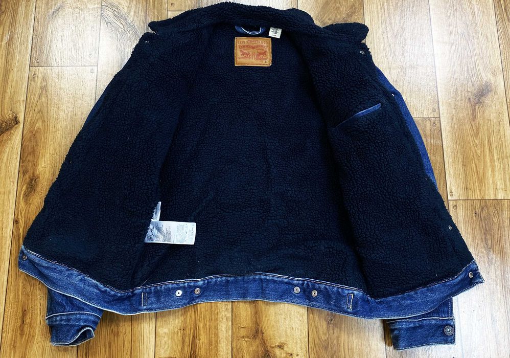 Levis Kurtka Jeansowa Ocieplana Sherpa Męska S (Wrangler Lee Nike )