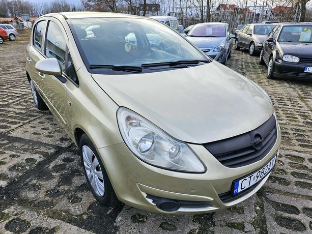 Opel CORSA D  2007 rok 1,25 benzyna 80 kM 5 drzwi KLIMATYZACJA 178000