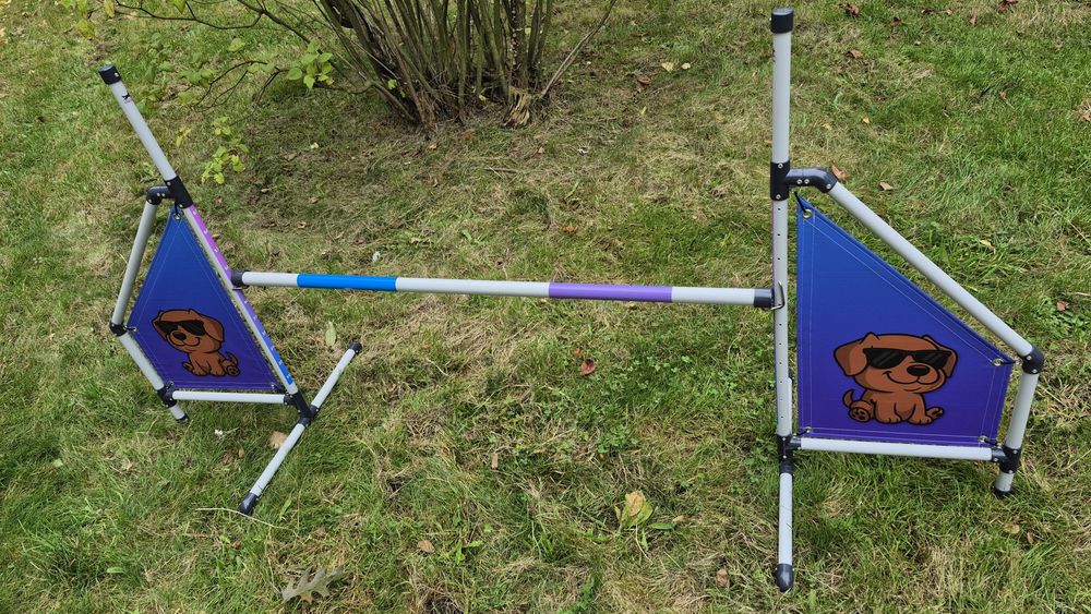 Stacjonata hopka agility do treningu z psem