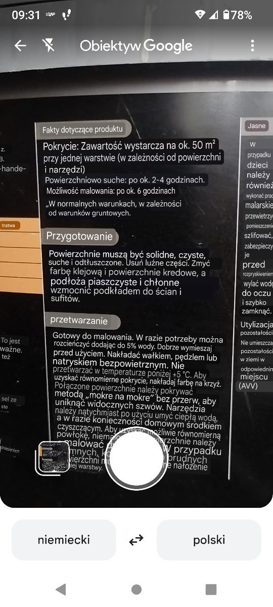 Farba biała do wnętrz 5 l
