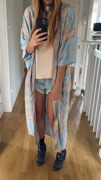Kimono boho narzutka kaftan szlafroczek warsztaty rozwój