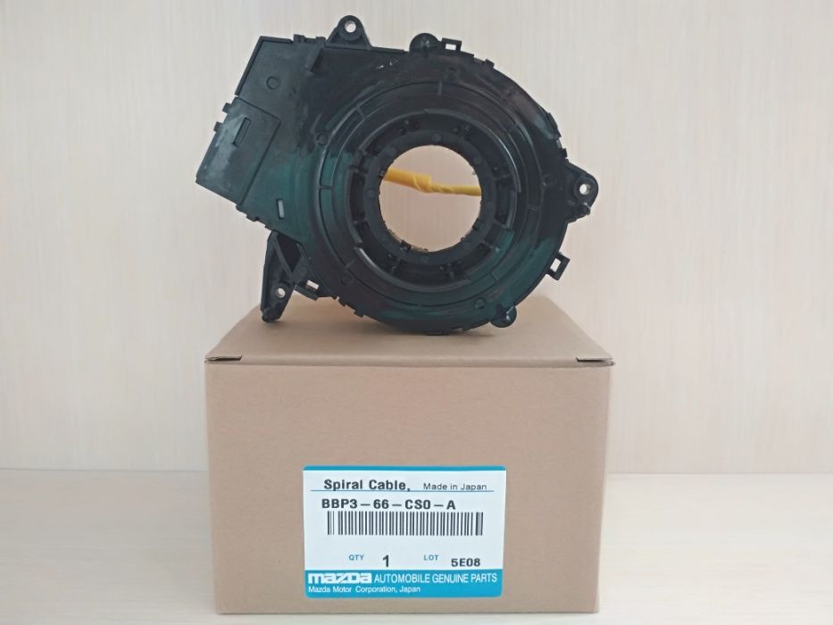 Шлейф руля, модуль SRS Mazda 3 09-14 BBP366CS0A Мазда 3 Шлейф подушки.