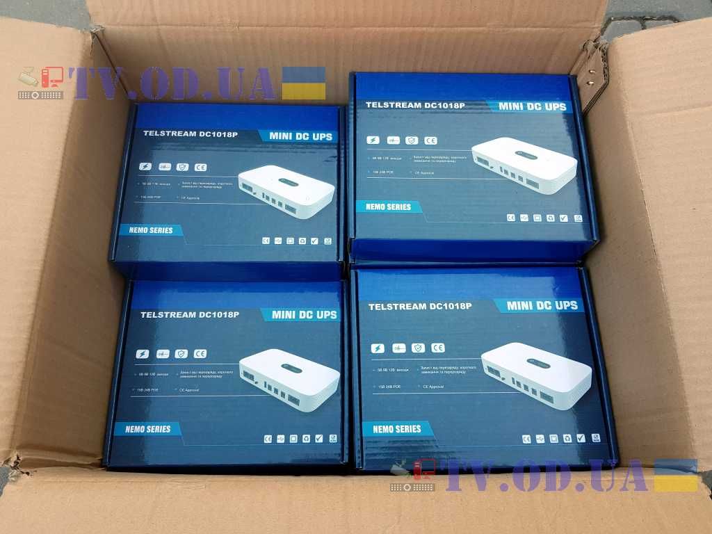 Безперебійник для роутера Telstream DC1018P 10400mAh 18W ДБЖ УПС ИБП