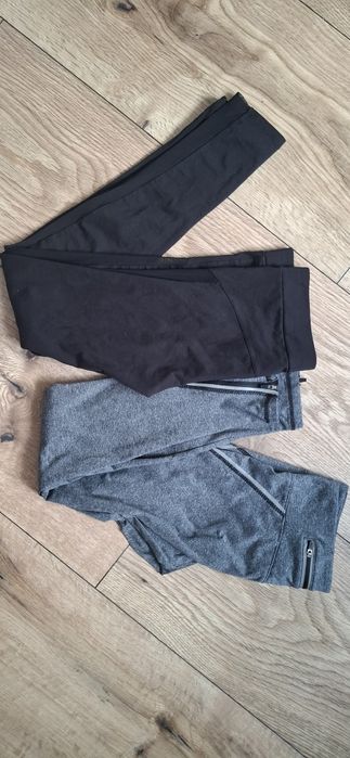 Zestaw leginsy sportowe 34 36