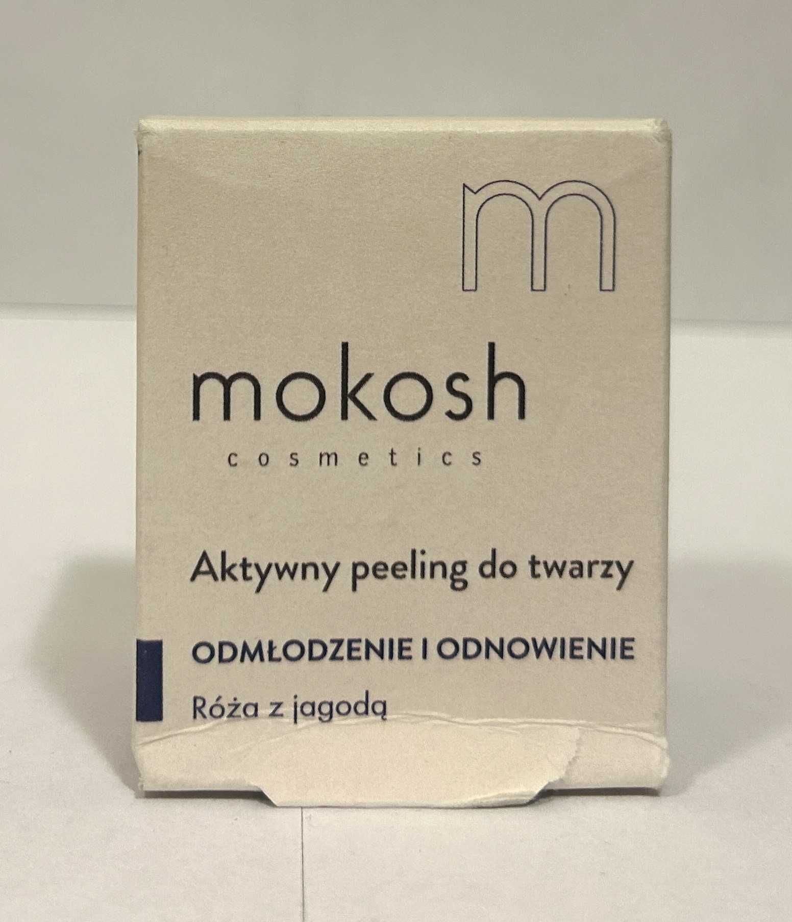 Mokosh - Aktywny peeling do twarzy Róża z jagodą 15 ml
