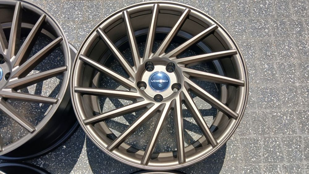 19"  Keskin  5x112  8,5j et45 jak Vossen  Wklesle Braz Zlote Kierunkow