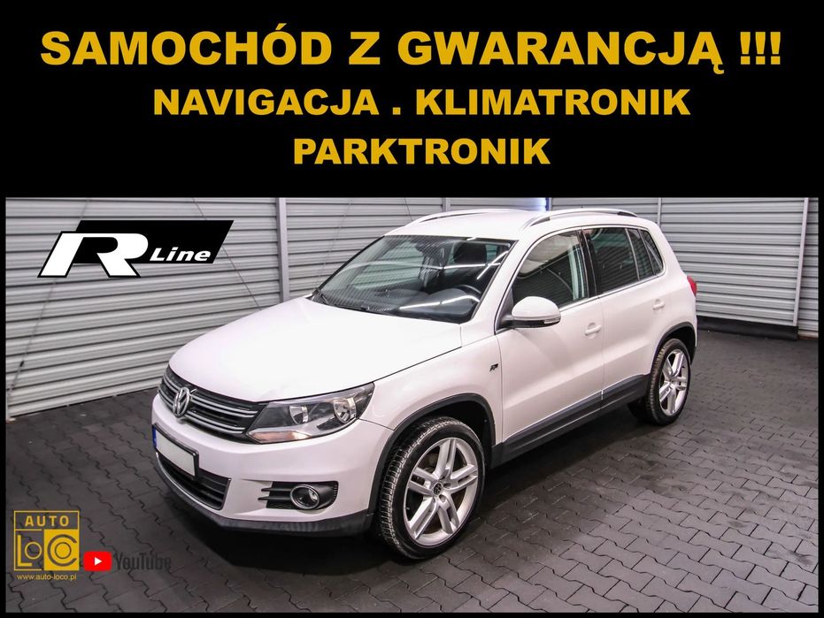 Volkswagen Tiguan Navigacja + Klimatronik + Parktronik + ZAREJESTROWANY !!!
