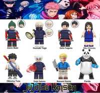 Coleção de bonecos minifiguras Jujutsu Kaisen nº4 (compatíveis Lego)