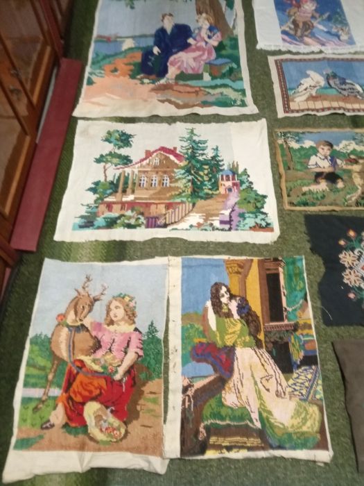 Картина вишивка старовинна