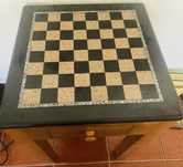 Mesa de jogo de xadrez/ damas em pedra marmore
