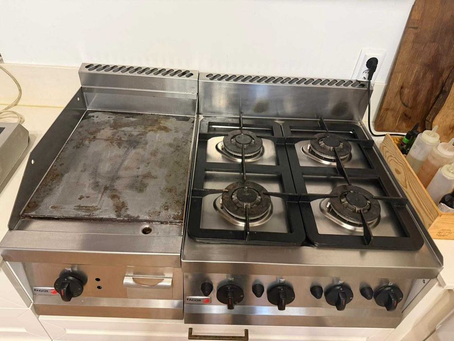 placa a gás e chapa elétrica