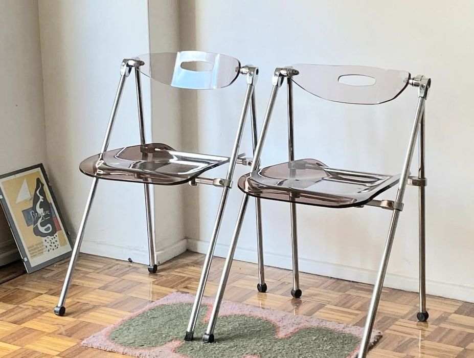 Стілець прозорий складний