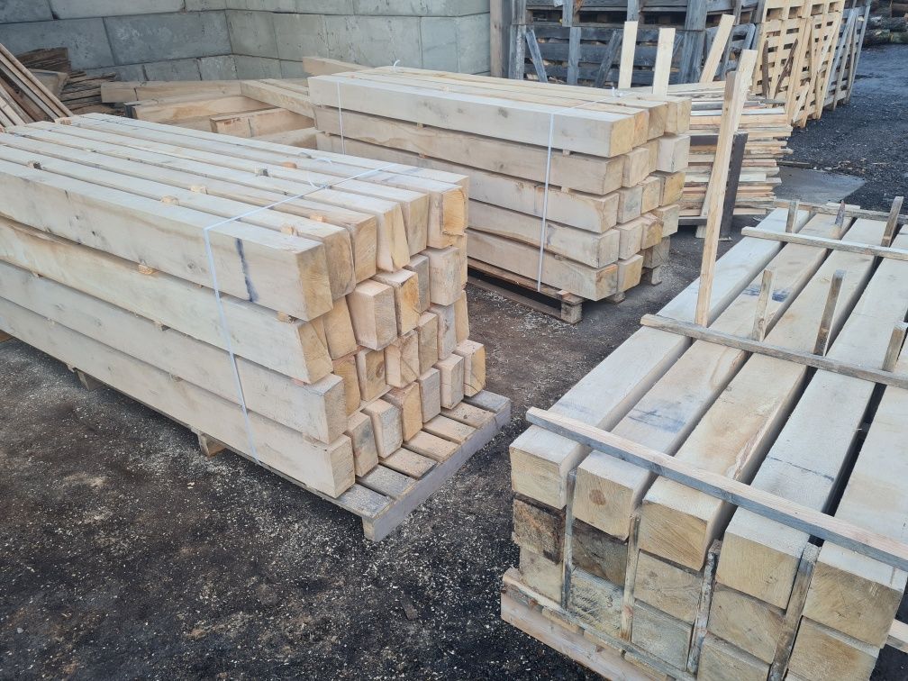 Kantówka dębowa 12x12 14x14 16x16 10x20 24x12 palisady podkł
