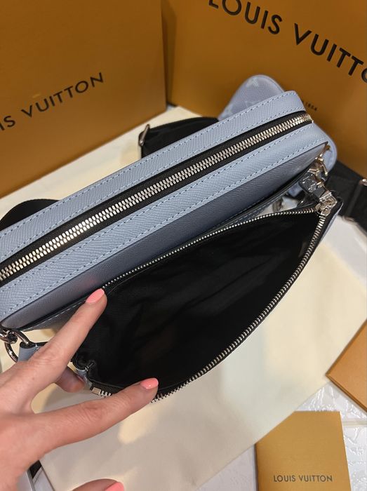 Сумка мужская Louis Vuitton Trio Messenger чип NFC Люкс