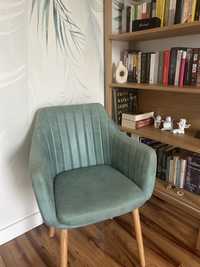 Krzesło fotel zielony