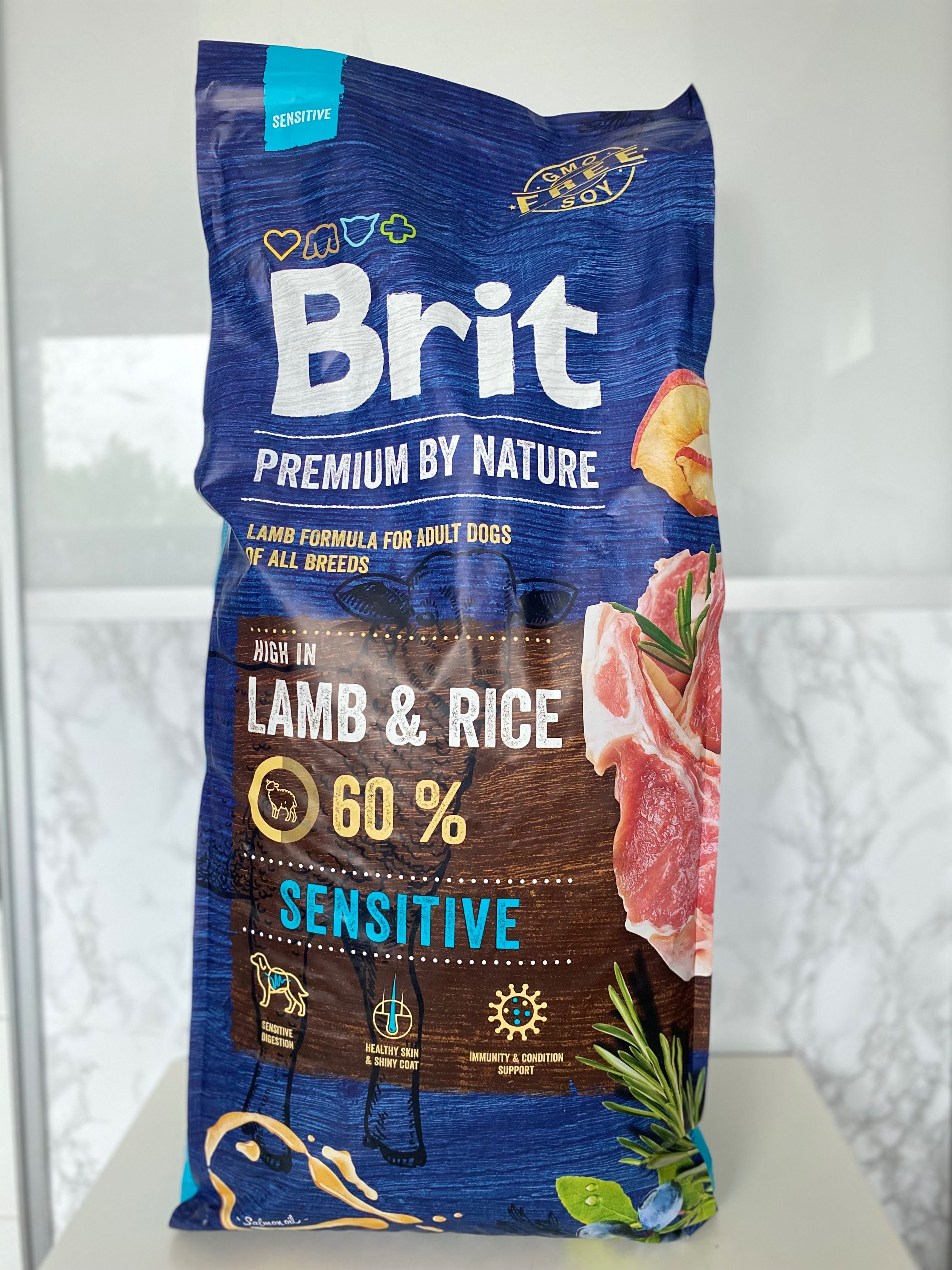 Brit Premium By Nature Sensitive Lamb & Rice 15 kg