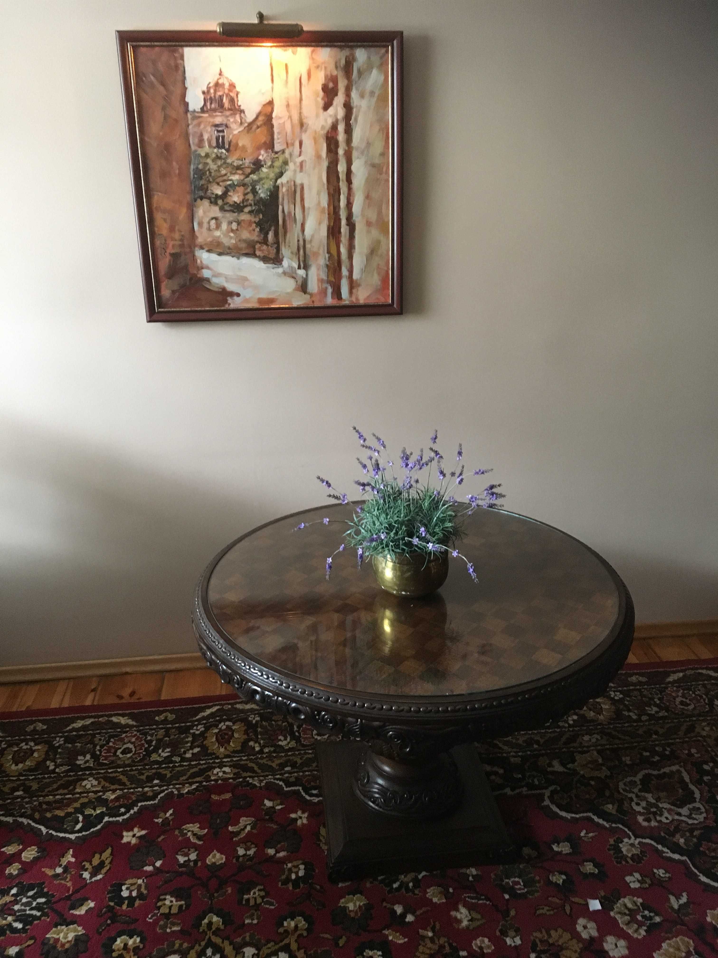 Stół, stolik okrągły  - Antyk początek XX wieku