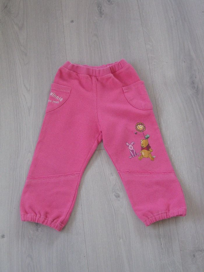 Spodnie dziewczęce dresowe, rozmiar 86-92 cm