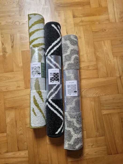 NOWY dywan Smukee Caro 80x140cm dywanik wzór zielony w liście