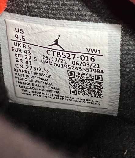 Jordan 4 Retro Red Thunder R.39