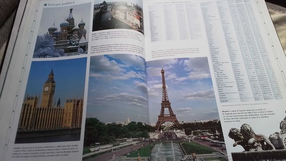 Atlas da National Geographic e do Círculo de Leitores