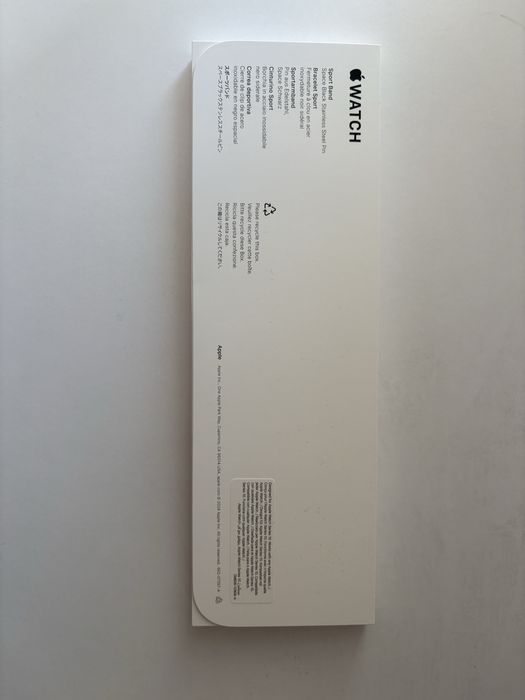 Oryginalny pasek do Apple Watch czarny 42 mm M/L