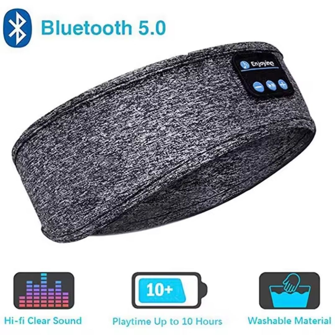 Opaska sportowa na uszy z słuchawkami Bluetooth do spania i biegania