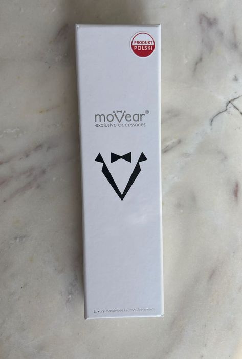 Movear pasek czarny skóra unisex do Apple Watch 40mm