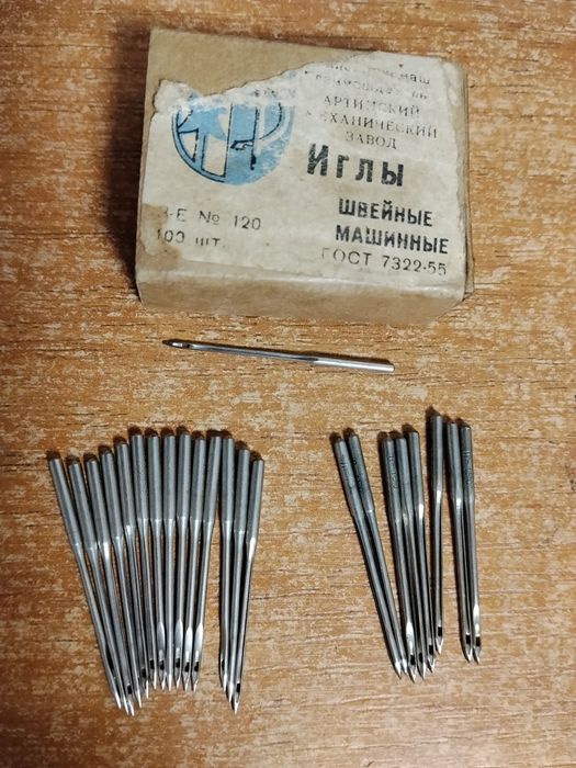 Иглы швейной машинки.лот.