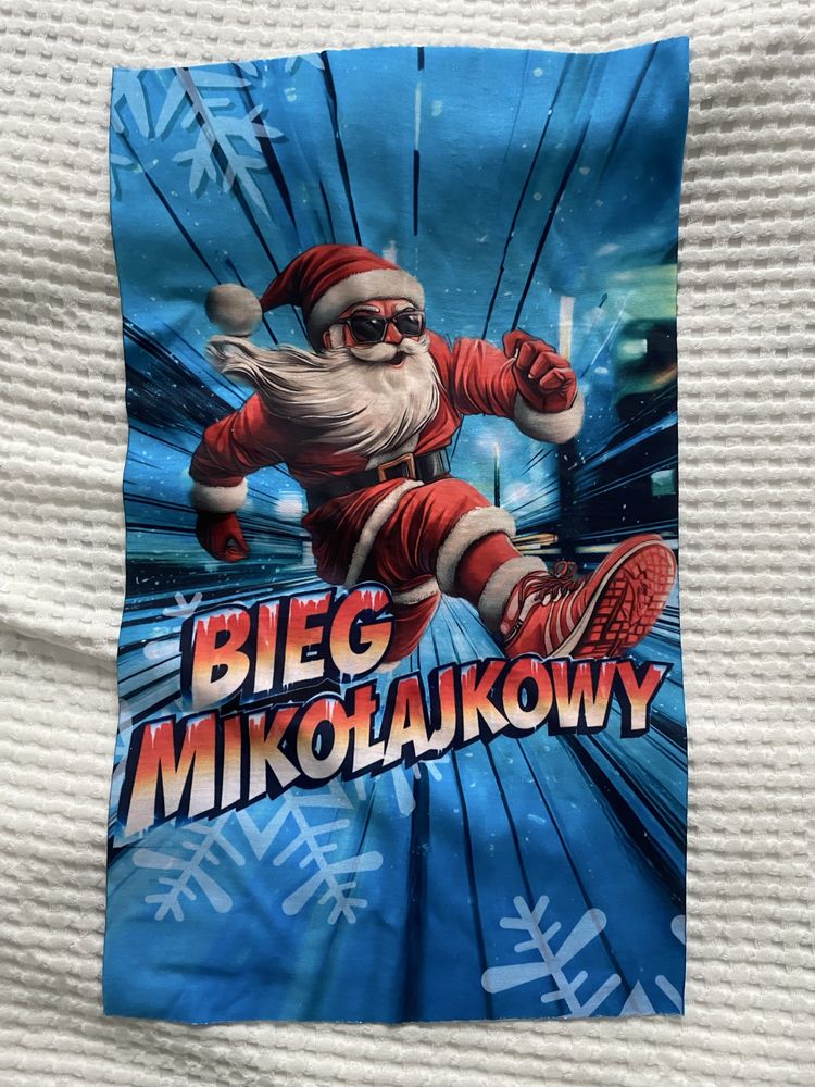 Nowa koszulka sportowa biegowa Bieg mikołajkowy rozmiar M + gratis!