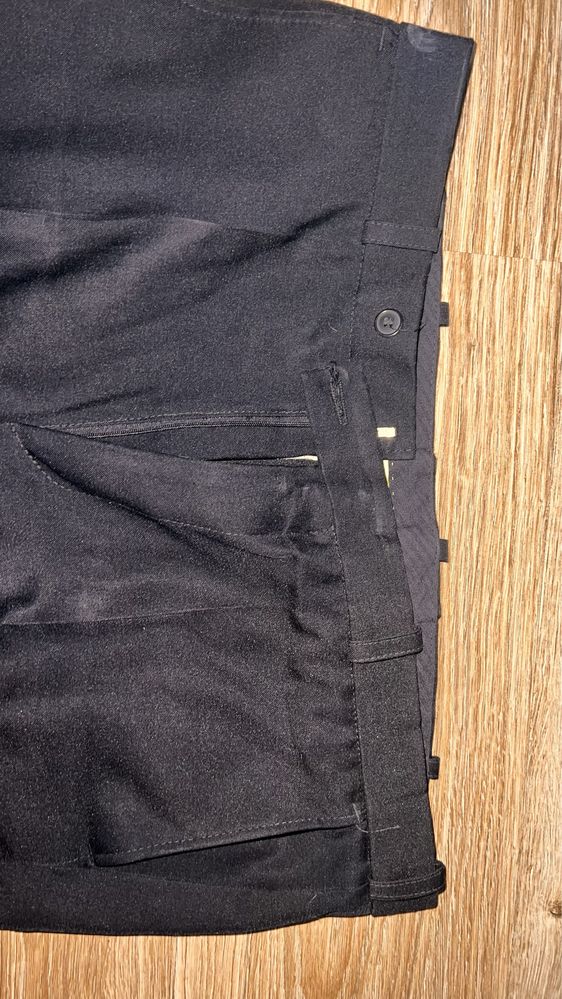 Czarne garniturowe spodnie męskie rozmiar xxl pas 94 cm