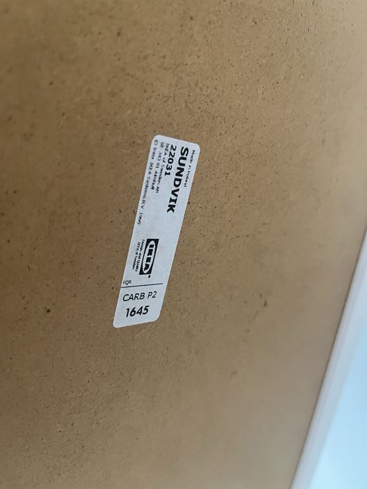 Zestaw biały Sundvik Ikea biurko otwierane krzesło